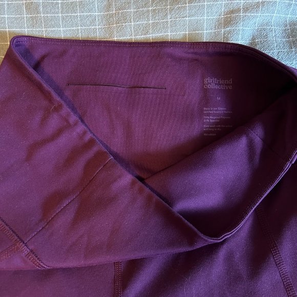 Girlfriend collective plum compressive leggings - Picture 2 of 4